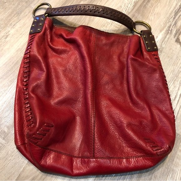 Lucky Brand Bags Lucky Brand Pebbled Leather Hobo Slouchy Shoulder